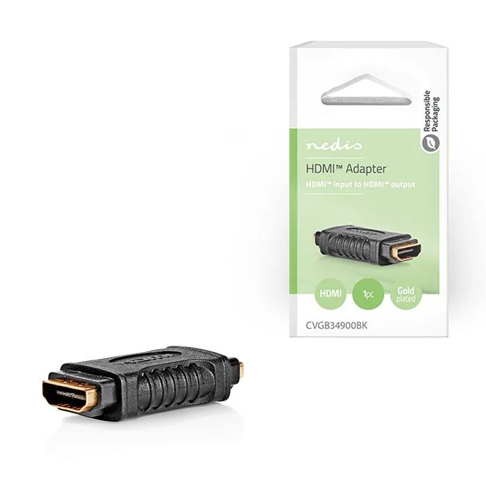 Φωτογραφία προϊόντος: NEDIS Αντάπτορας HDMI θηλ. - HDMI θηλ. (μούφα), με επίχρυσες επαφές.