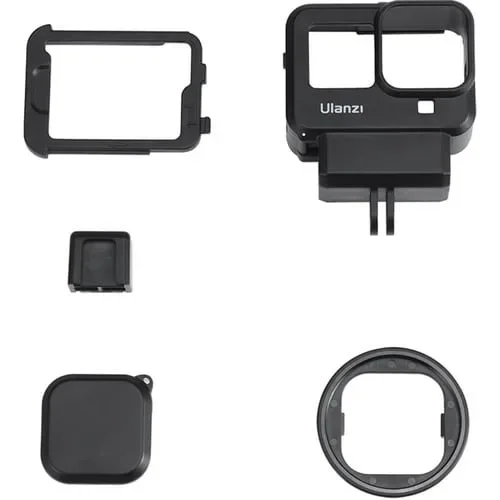 Φωτογραφία προϊόντος: GR Ulanzi Vlog Case With Cold Shoe Mic Adapter for Hero8 (Plastic) έως 12 άτοκες δόσεις ή 24 δόσεις