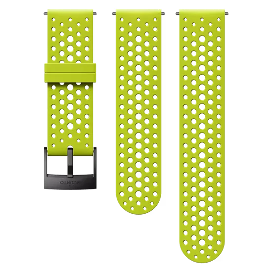 Φωτογραφία προϊόντος: GR Suunto 24mm Athletic 1 Silicone Strap Lime/Black S+M έως 12 άτοκες δόσεις ή 24 δόσεις