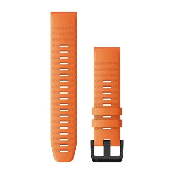 Φωτογραφία προϊόντος: GR Garmin QuickFit 22 Watch Band Ember Orange Silicone έως 12 άτοκες δόσεις ή 24 δόσεις