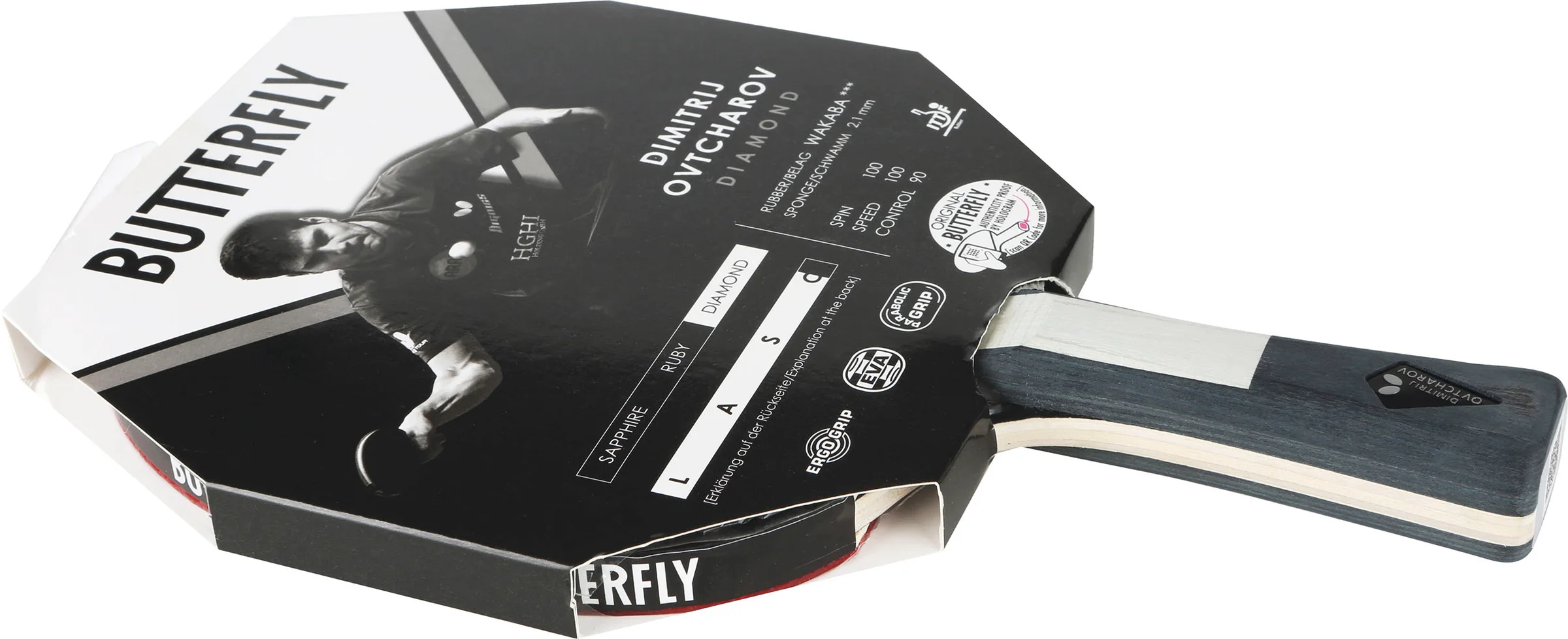 Φωτογραφία προϊόντος: Ρακέτα Ping Pong Butterfly Dimitrij Ovtcharov Diamond BUTTERFLY 97170