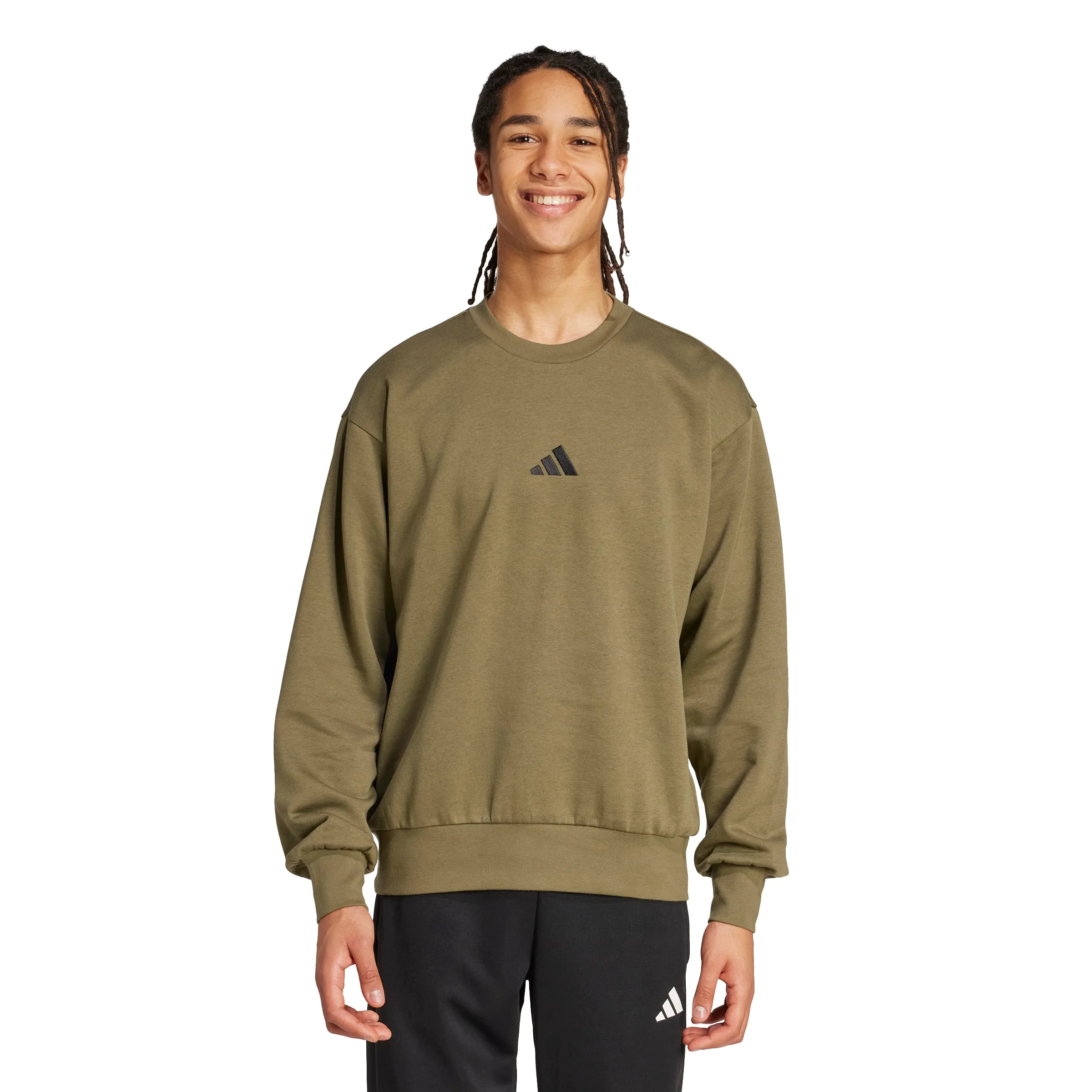 Φωτογραφία προϊόντος: Adidas Essentials Feelcozy Fleece Sweatshirt KD5149 Λαδί