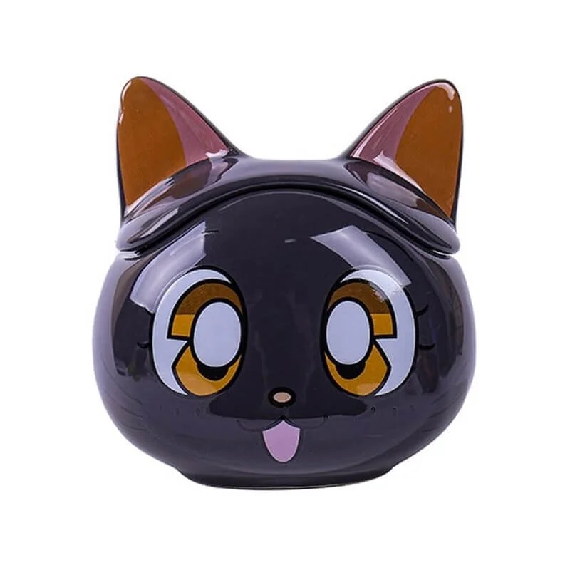 Φωτογραφία προϊόντος: OEM Κεραμική 3D Κούπα Sailor Moon Luna Cat Mug - Μωβ 350ml