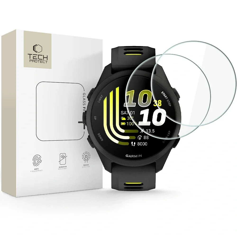 Φωτογραφία προϊόντος: Tech-Protect Tech‑Protect Glass Fit+ 2‑Pack Garmin Forerunner 70 / 170 Clear