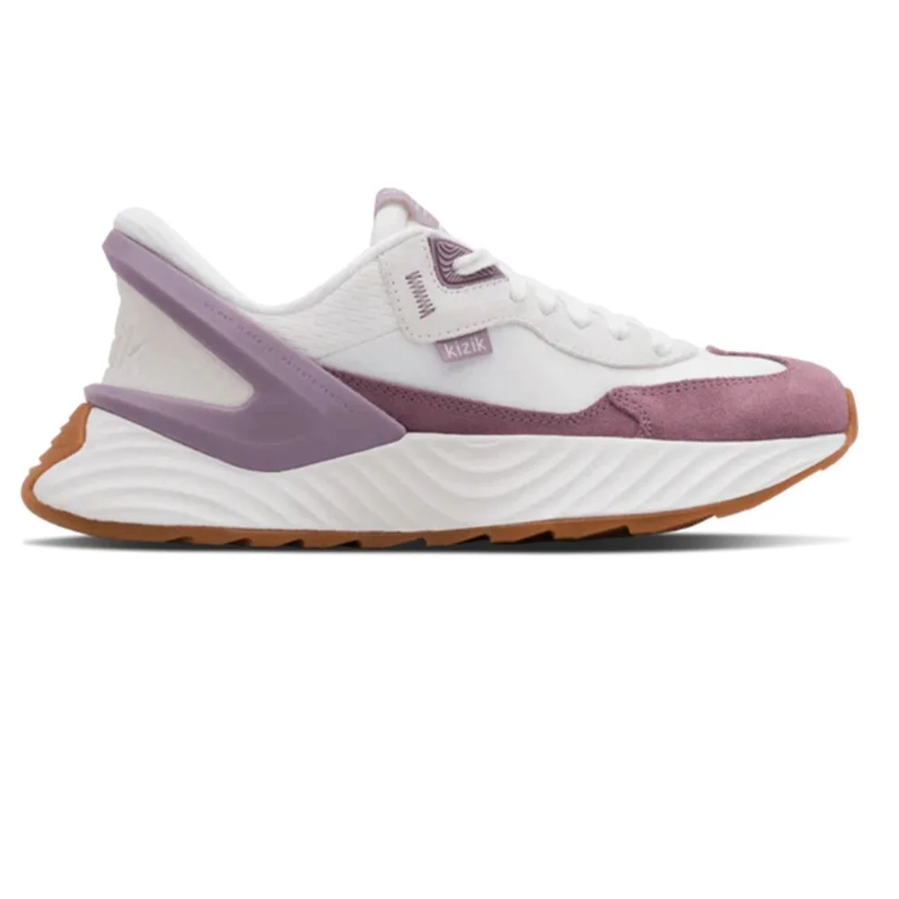 Φωτογραφία προϊόντος: Kizik Sneakers Γυναικείο Δέρμα-Ύφασμα Άσπρο KIZ/MONACO W WHITE/MOONBEAM