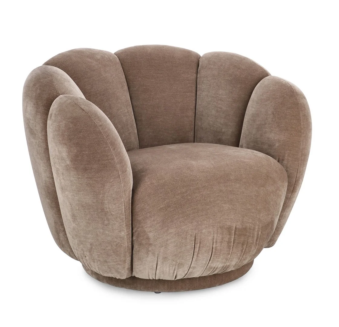Φωτογραφία προϊόντος: Πολυθρόνα Lounge "Tulip" Biscuit 82x89cm (Bizzotto) (BZ-0743942)