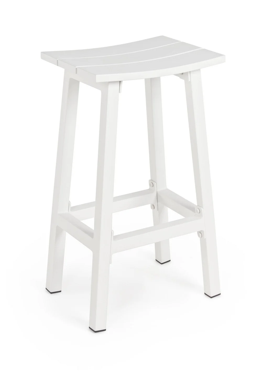 Φωτογραφία προϊόντος: Σκαμπό Bar Skipper White 42X31X71cm (Bizzotto) (BZ-0662433)