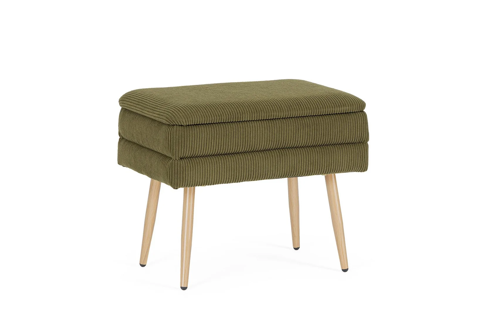 Φωτογραφία προϊόντος: Ταμπουρέ "Olga" Forest Green Storage 34x50cm (Bizzotto) (BZ-0721885)