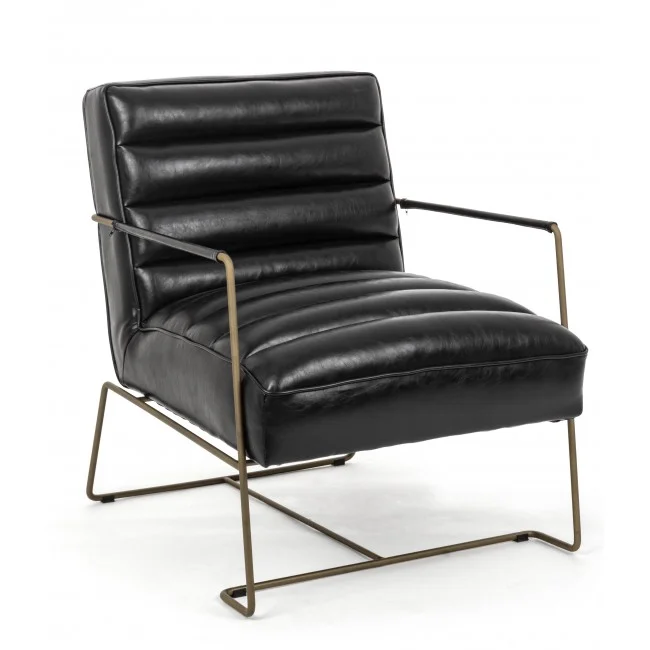 Φωτογραφία προϊόντος: Πολυθρόνα Brianna Black 62.5x74x80cm (Bizzotto) (BZ-0746125)