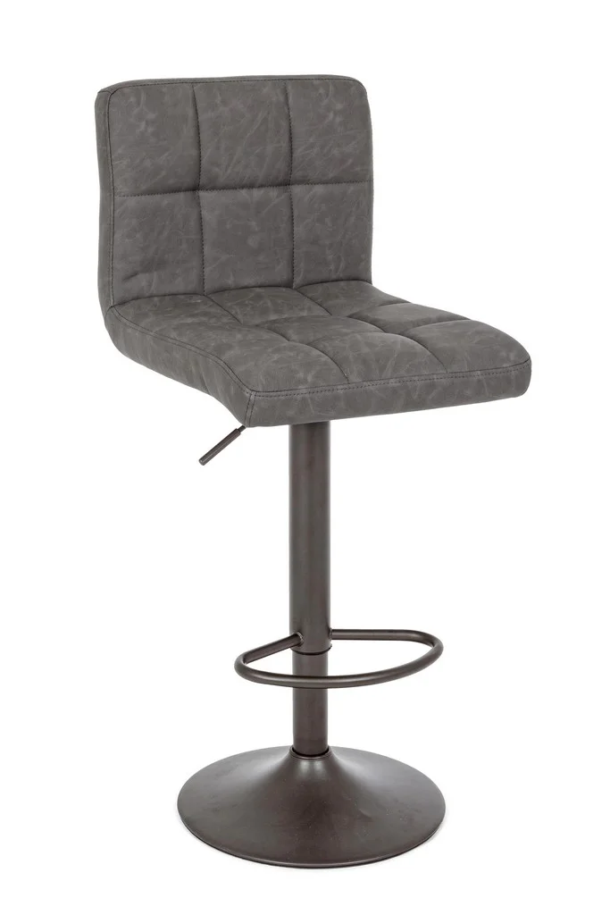 Φωτογραφία προϊόντος: Σκαμπό Bar "Greyson " Dark Grey 42x51x92/113/63,5/84,5cm (Bizzotto) (BZ-0733297)
