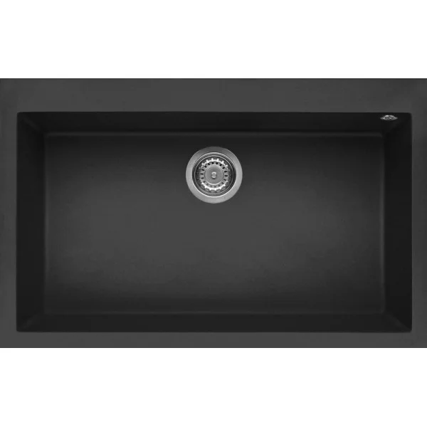 Φωτογραφία προϊόντος: Elleci Quadra 130 79x50cm NERO Ένθετος Γρανίτης