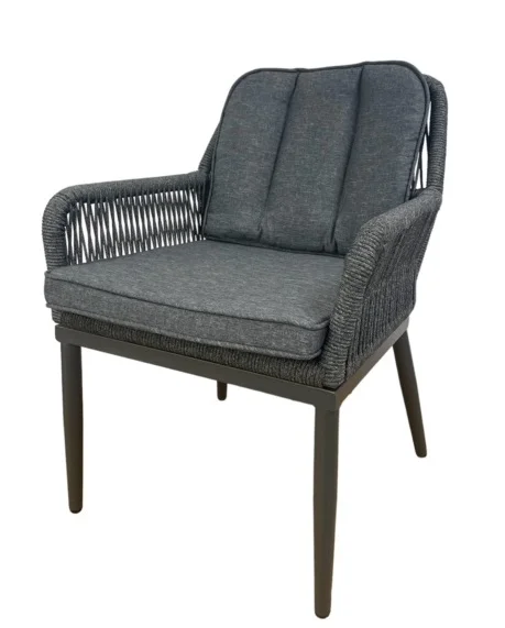 Φωτογραφία προϊόντος: Πολυθρόνα Deluxe Rope Amaya Dark Grey (GYMS) (GM-19103V-DGR)