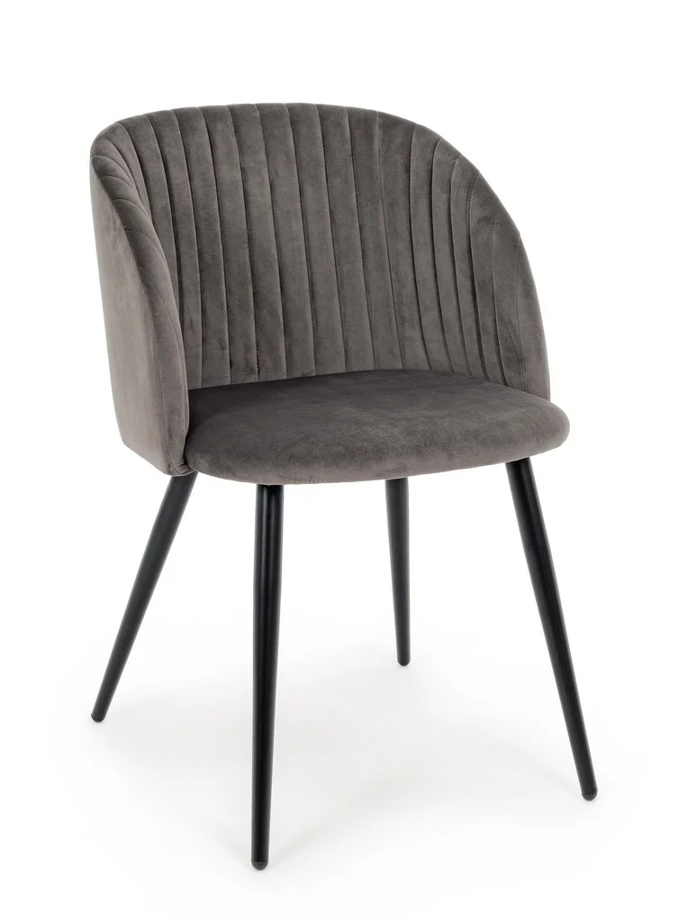 Φωτογραφία προϊόντος: Πολυθρόνα PW "Queen " Dark Grey 53x57x81,5/49cm (Bizzotto) (BZ-0734281)