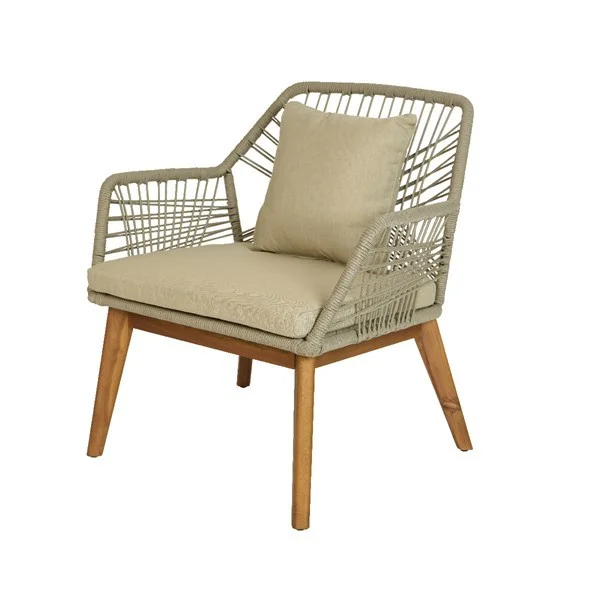 Φωτογραφία προϊόντος: Πολυθρόνα Lounge Rope Design Seville Beige (Kaemingk) (KM-840733)
