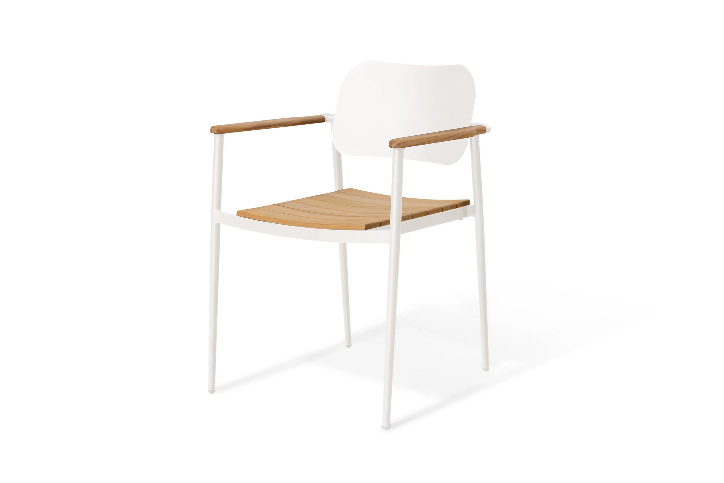 Φωτογραφία προϊόντος: Πολυθρόνα simpo Teak Alu Outdoor "Noa" White 55x55x78cm (Simpo) (SP-DQS025-WH)