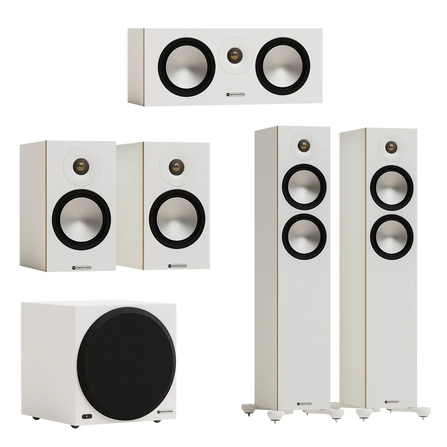 Φωτογραφία προϊόντος: Monitor Audio Bronze 300 7G 5.1 Speaker Package White