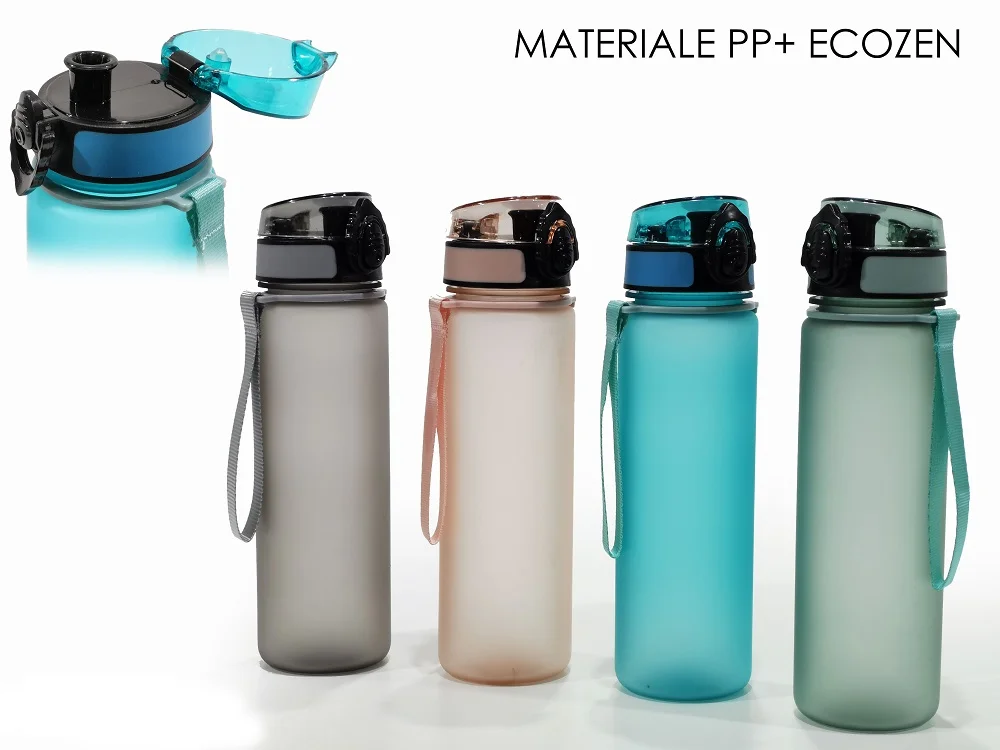 Φωτογραφία προϊόντος: Smart Market Παγούρι 600ml Διάφανο Πλαστικό Σε 4 Χρώματα