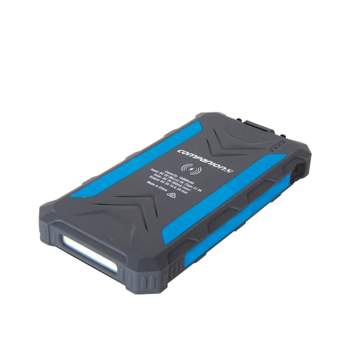 Φωτογραφία προϊόντος: Powerbank Ηλιακό Αδιάβροχο COMPANION SOLAR IPX65 5V 3Ah 92x166x20mm