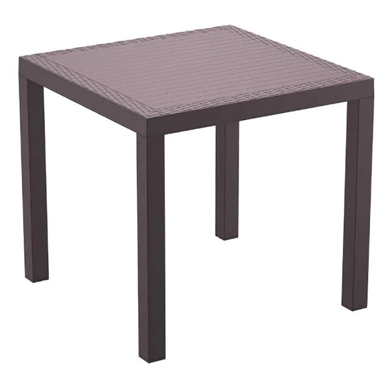 Φωτογραφία προϊόντος: Siesta Τραπέζι ORLANDO Καφέ PP 80x80x75cm