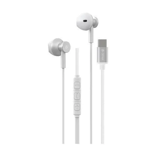 Φωτογραφία προϊόντος: Hands Free Stereo Devia EM113 M2 Metal USB C Smart Ασημί N66407