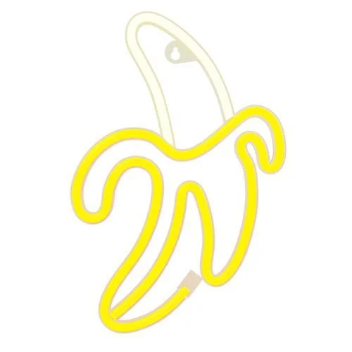 Φωτογραφία προϊόντος: Neon LED Forever Light FLNE10 BANANA (USB/Μπαταρίας & On/Off) Κίτρινο N68167