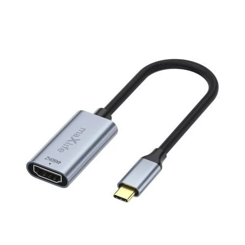 Φωτογραφία προϊόντος: Maxlife Hub USB C Maxlifte MXHC-01 σε HDMI 4K 60Hz Μαύρο N66488