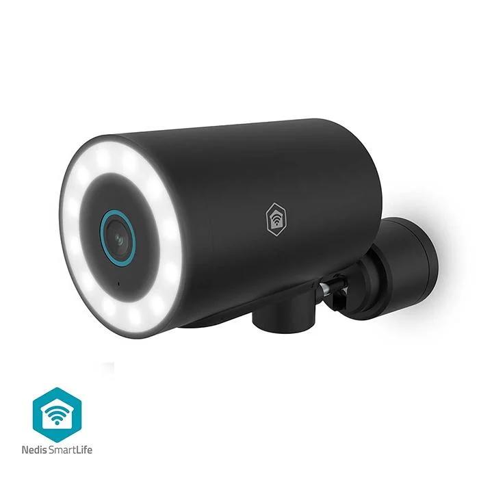Φωτογραφία προϊόντος: NEDIS Wi-Fi Smart IP κάμερα 4K, για εξωτερικούς χώρους, με οριζόντια κίνηση και αισθητήρα κίνησης.