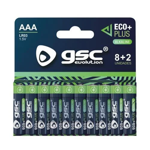 Φωτογραφία προϊόντος: Μπαταρία GSC Alkaline EcoPlus AAA LR03 (10 τεμ.) N68199