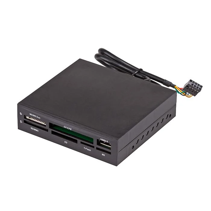 Φωτογραφία προϊόντος: AKYGA Front panel 3.5\" με card reader και 1 θύρα USB High Speed.