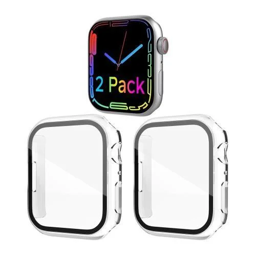 Φωτογραφία προϊόντος: Θήκη PC με Tempered Glass Ahastyle WG56-2 Premium Apple Watch 7/ 8/ 9 45mm Διάφανο (2 τεμ.) N66887