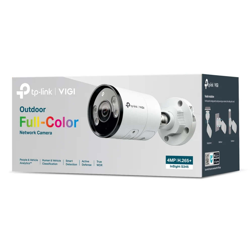 Φωτογραφία προϊόντος: TP-LINK 4MP Full-Color Bullet Network Camera-2.8mm Lens