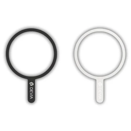 Φωτογραφία προϊόντος: Magnetic Adapter Ring Devia EL255 για Magsafe Μαύρο & Λευκό (2 τεμ.) N67007