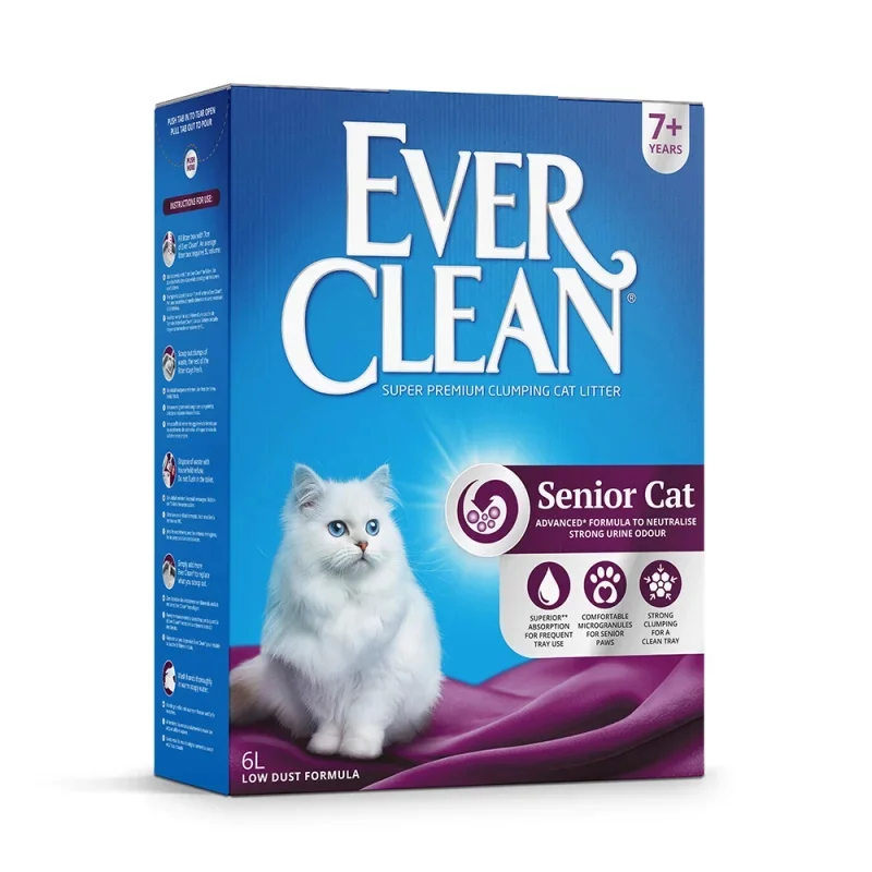 Φωτογραφία προϊόντος: Ever Clean Senior – Εξειδικευμένη Άμμος για Ηλικιωμένες Γάτες (10lt)