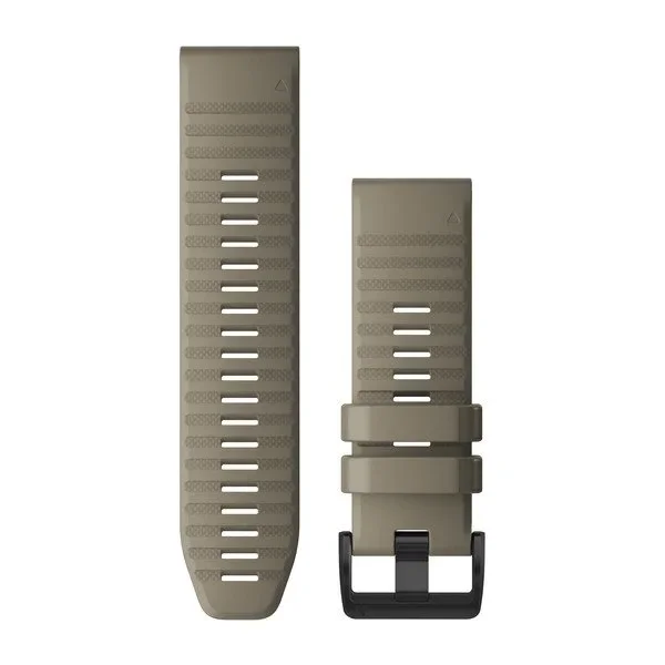 Φωτογραφία προϊόντος: GR Garmin QuickFit 26 Watch Band Dark Sandstone Silicone έως 12 άτοκες δόσεις ή 24 δόσεις