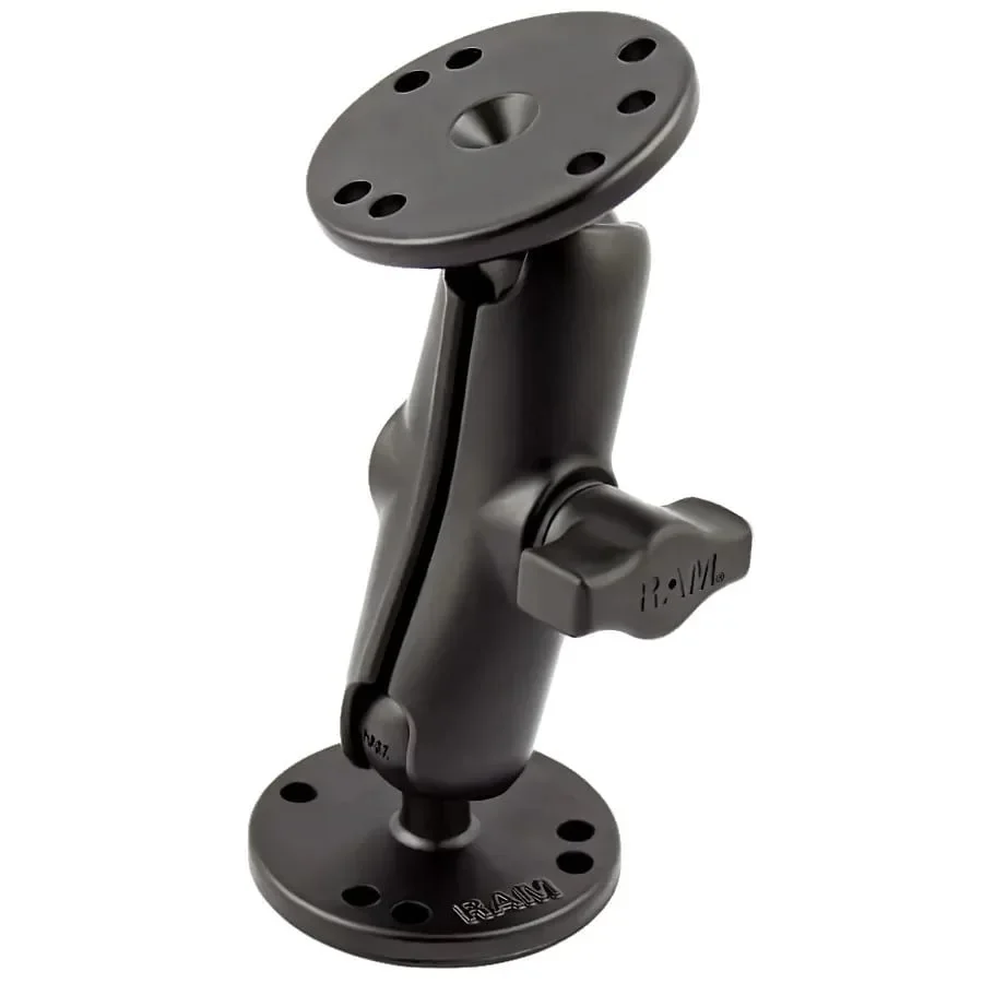 Φωτογραφία προϊόντος: GR RAM® Universal Double Ball Mount with Two Round Plates - B Size Medium έως 12 άτοκες δόσεις ή 24 δόσεις