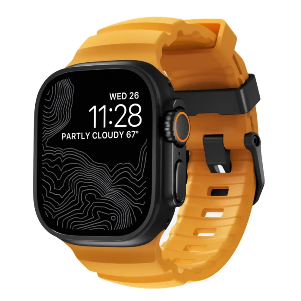 Φωτογραφία προϊόντος: GR Nomad Rocky Point Band Black Titanium Sol for Apple Watch 49/45/44/42 mm έως 12 άτοκες δόσεις ή 24 δόσεις