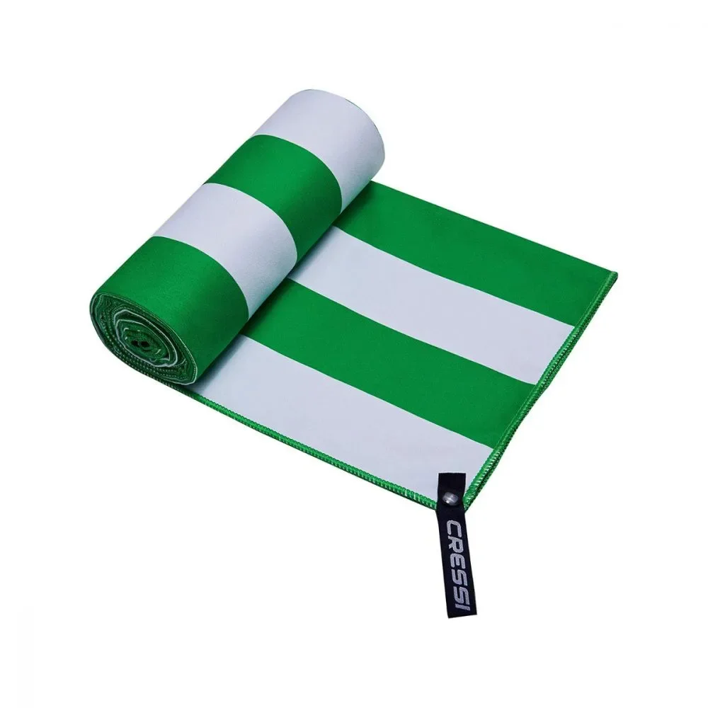 Φωτογραφία προϊόντος: Cressi Πετσέτα Microfiber Stripe Kelly Green 90x180cm έως 12 άτοκες δόσεις ή 24 δόσεις