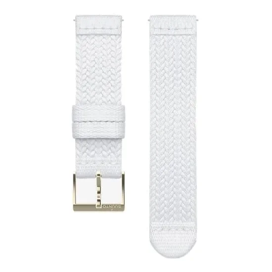 Φωτογραφία προϊόντος: GR Suunto 20mm Athletic 5 Braided Textile strap White/Gold έως 12 άτοκες δόσεις ή 24 δόσεις