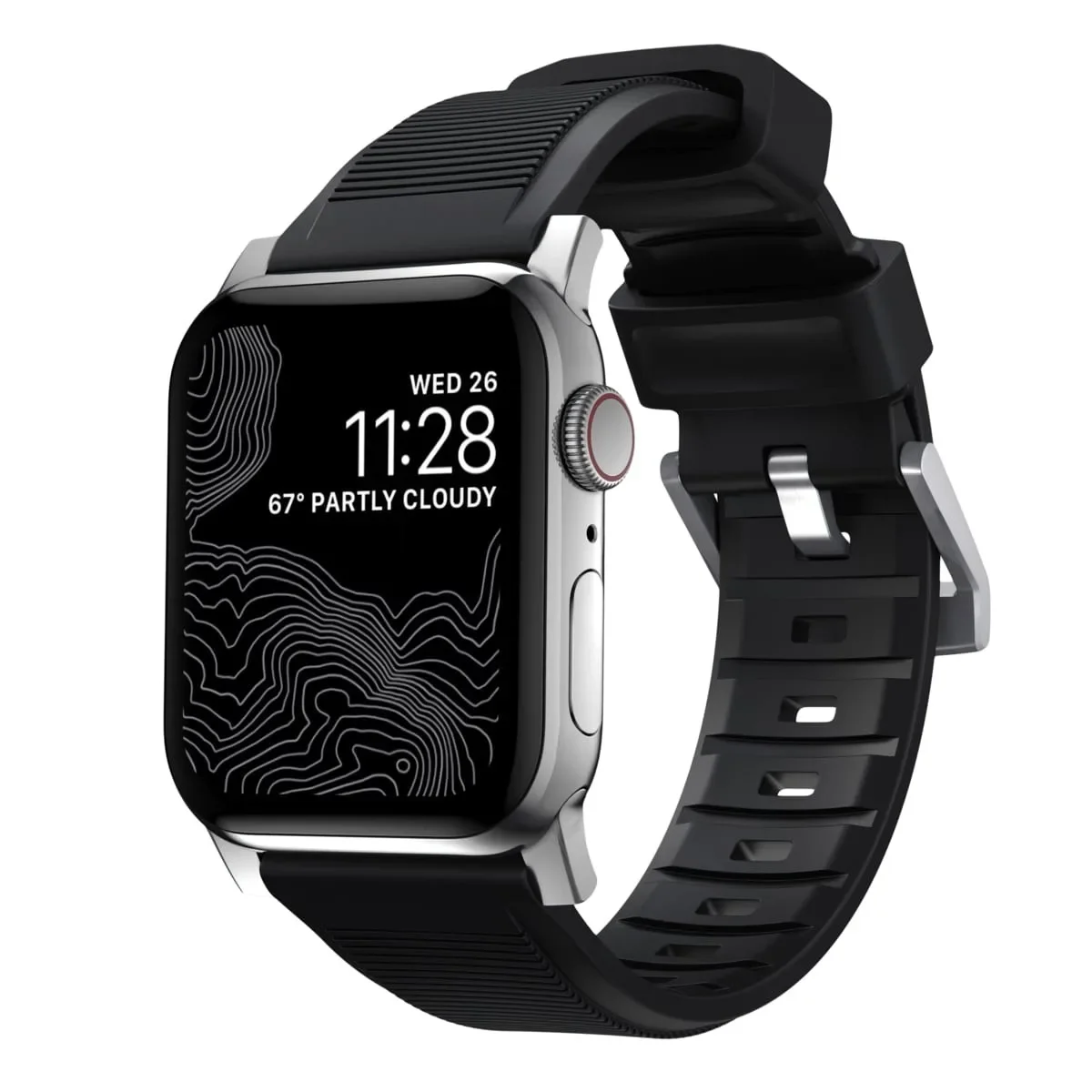Φωτογραφία προϊόντος: GR Nomad Strap Rugged V2 Connector Silver 49mm/45mm/44mm/42mm έως 12 άτοκες δόσεις ή 24 δόσεις