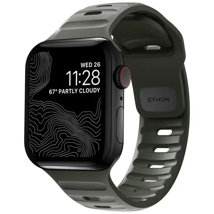 Φωτογραφία προϊόντος: Nomad Sport Band Ash Green 49mm/45mm/44mm/42mm For Apple Watch έως 12 άτοκες δόσεις ή 24 δόσεις