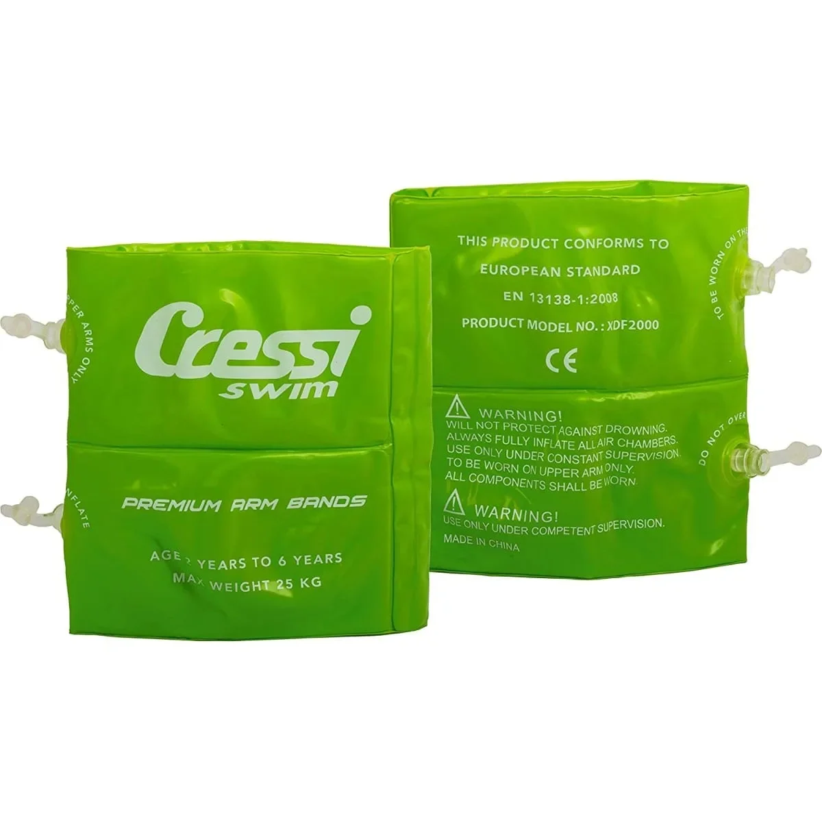 Φωτογραφία προϊόντος: Cressi Inflatable Arm Bands 2-6 y.o. Green έως 12 άτοκες δόσεις ή 24 δόσεις