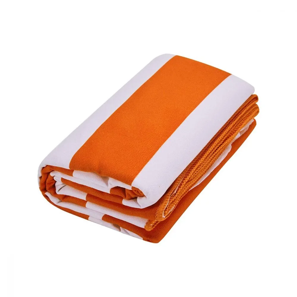 Φωτογραφία προϊόντος: GR Cressi Πετσέτα Microfiber Stripe Tangerine 90x180cm έως 12 άτοκες δόσεις ή 24 δόσεις