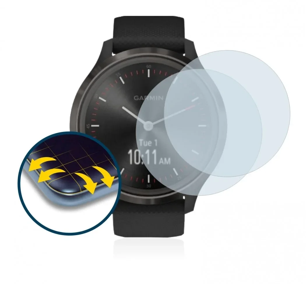 Φωτογραφία προϊόντος: GR Brotect Flex Screen Protector for Garmin Vivomove 3 44mm (2-Pack) έως 12 άτοκες δόσεις ή 24 δόσεις