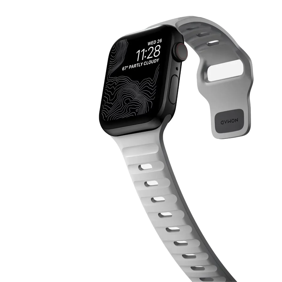 Φωτογραφία προϊόντος: Nomad Sport Strap Grey 38mm/40mm/41mm For Apple Watch έως 12 άτοκες δόσεις ή 24 δόσεις