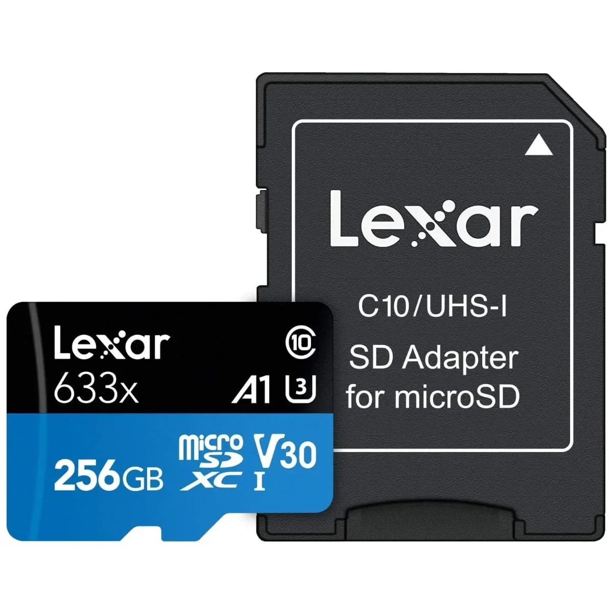Φωτογραφία προϊόντος: GR Lexar microSDXC 633x 256GB UHS-I with SD adapter έως 12 άτοκες δόσεις ή 24 δόσεις