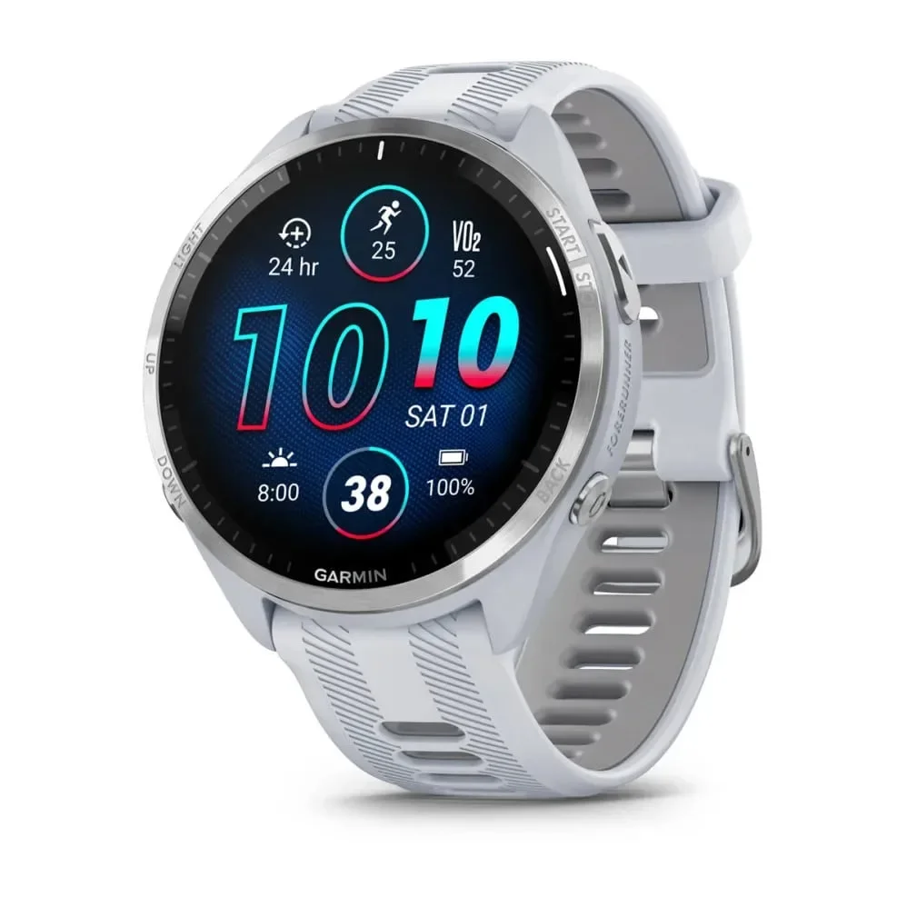 Φωτογραφία προϊόντος: Garmin Forerunner 965 Whitestone with Powder Gray έως 24 άτοκες δόσεις