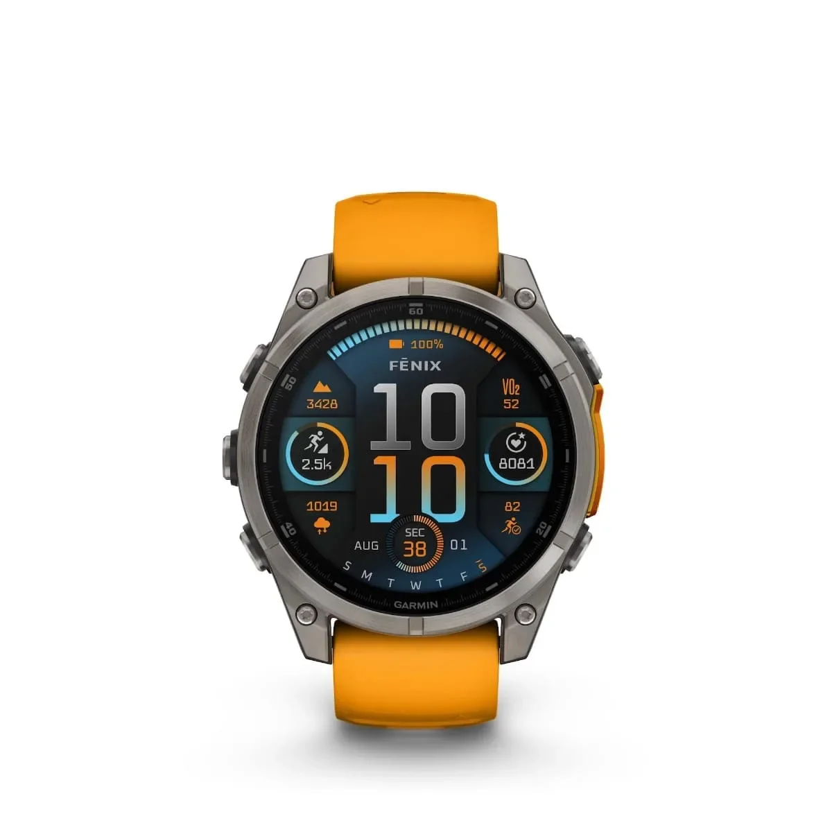 Φωτογραφία προϊόντος: Garmin fenix 8 47mm AMOLED Sapphire Titanium with Spark Orange and Graphite έως 24 άτοκες δόσεις