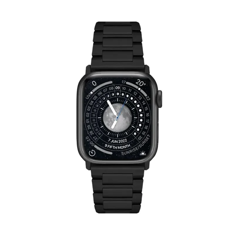 Φωτογραφία προϊόντος: GR Sandmarc Titanium Edition Apple Watch Band Black έως 12 άτοκες δόσεις ή 24 δόσεις