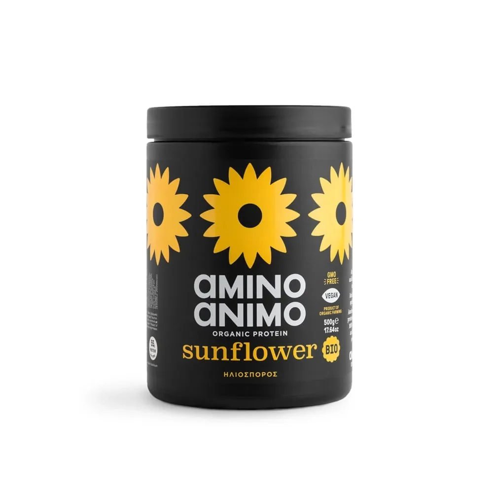 Φωτογραφία προϊόντος: Amino Animo Bio Sunflower Protein 500gr έως 12 άτοκες δόσεις ή 24 δόσεις