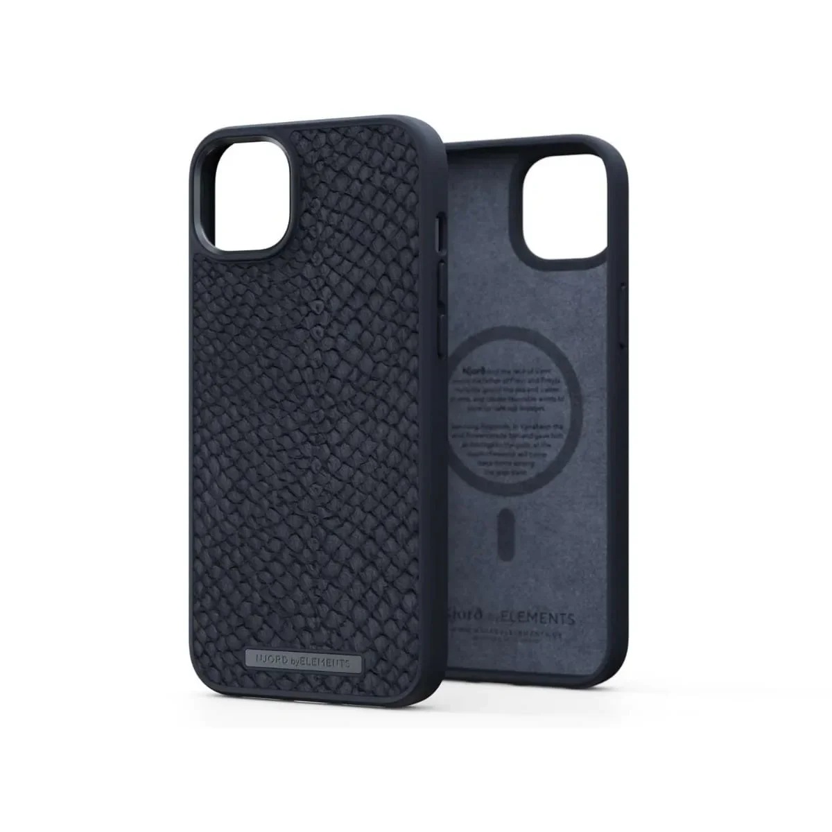 Φωτογραφία προϊόντος: GR Njord Salmon Leather MagSafe Black For iPhone 14 Plus έως 12 άτοκες δόσεις ή 24 δόσεις